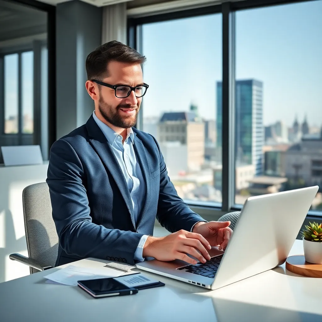Portret van Willem de Jong, een 42-jarige financieel adviseur uit Rotterdam