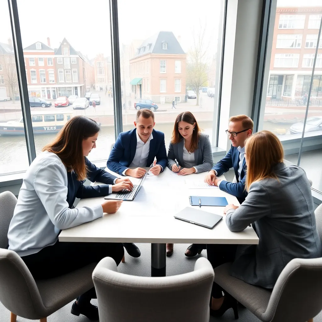 Portret van Joris Bakker, een 34-jarige ondernemer uit Utrecht