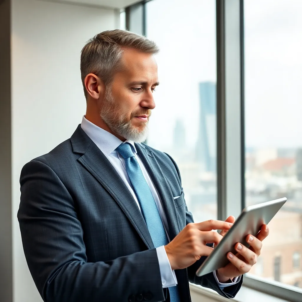 Nederlandse ondernemer werkt aan dagelijkse planning