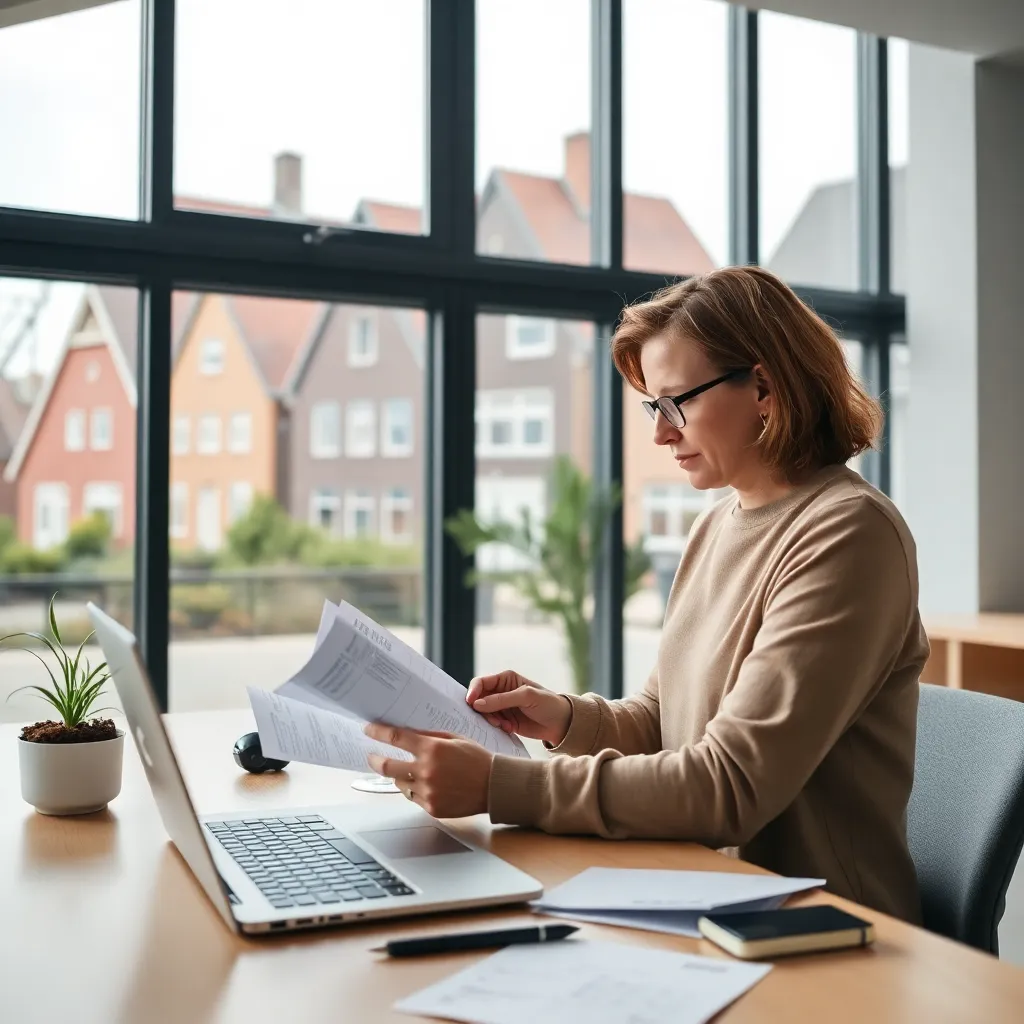 Professional die financiële mindset strategieën bestudeert